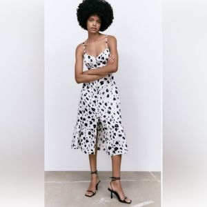 Zara animal print summer dress